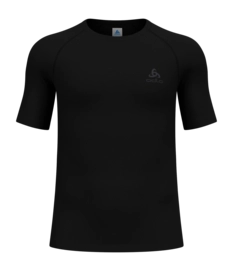 Undershirt Odlo Men Crew Neck S/S Performance Wool 140 Base Layer Top Black