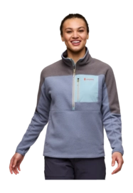 Vest Cotopaxi Women Abrazo Fleece Half-Zip Jacket Cinder / Tempest