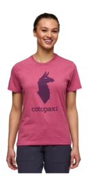 T-Shirt Cotopaxi Women Cotopaxi Llama Sangria / Orchid Bloom
