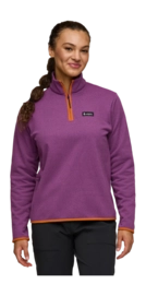 Sweatjacke Cotopaxi Envo Fleece Quarter-Zip Pullover Heather Damen Mauve