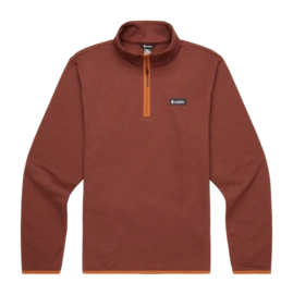 Vest Cotopaxi Men Envo Fleece Quarter-Zip Pullover Heather Chestnut