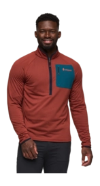Zip Sweatshirt Cotopaxi Men Otero Fleece Half-Zip Pullover Rusty