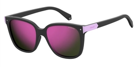 Lunettes de Soleil Polaroid PLD 6036/S Matt Noir / Gris Rose Mirror Polarized