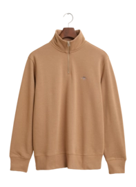 Trui GANT Men Reg Shield Half Zip Sweat Warm Khaki