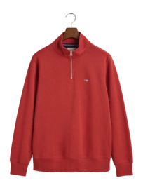 Pullover GANT Reg Shield Half Zip Sweat Herren Iron Red