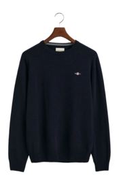 Pullover GANT Superfine Lambswool C-Neck Navy