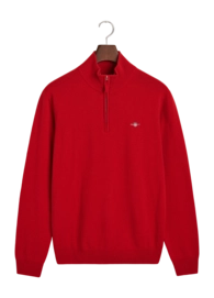 Trui GANT Men Superfine Lambswool Half Zip Bright Red