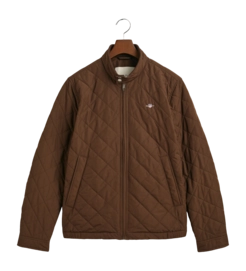 Jas GANT Men Quilted Windcheater Rich Brown