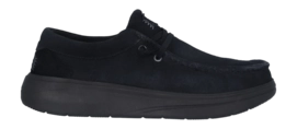 Chaussures HEYDUDE Homme Wally Comf Suede Black