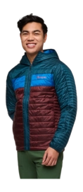 Jas Cotopaxi Men Capa Insulated Hooded Jacket Abyss / Chestnut