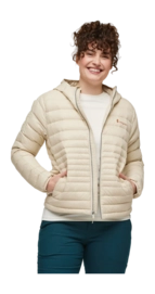 Jas Cotopaxi Women Fuego Down Hooded Jacket Cotopaxi Cream