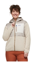 Jas Cotopaxi Women Trico Hybrid Hooded Jacket Oatmeal/Cream 2024