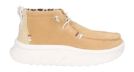 Instapper HEYDUDE Women Wendy Peak Hi Suede Tan