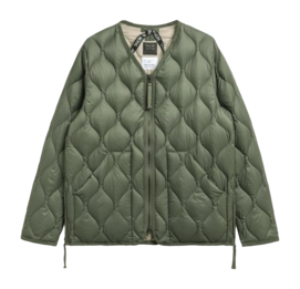 Veste Taion Unisexe Military V Neck W-Zip Down Olive