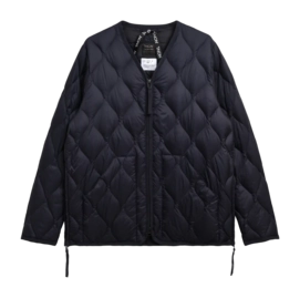Jacket Taion Unisex Military V Neck W-Zip Down Navy