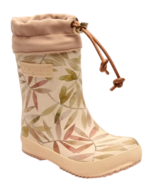 Regenlaars Bisgaard Kids Thermo Beige Leaves