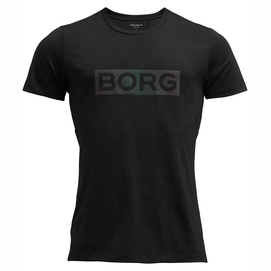 T-shirt de Sport Björn Borg Men Performance Aldo Tee Black Radiate