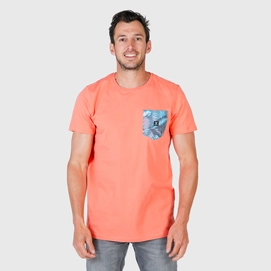 T-Shirt Brunotti Men Axle-Pocket-AO Bright Coral