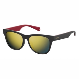 Zonnebril Polaroid PLD 6053/F/S Black Red Gold / Grey Gold Mirror Polarized
