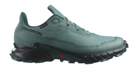 Trailrunning schoen Salomon Men Alphacross 5 GTX North Atlantic Black Almond Milk