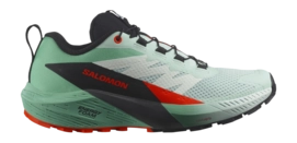Chaussures de Trail Salomon Femme Sense Ride 5 Black Bay Cherry Tomato