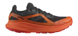 Trail Running Shoe Salomon Men Ultra Flow GTX Black Dragon Fire Cherry Tomato
