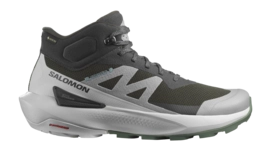 Wanderschuhe Salomon Elixir Activ Mid GTX Herren Phantom Glacier Gray Laurel Wreath