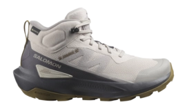 Wandelschoen Salomon Women Elixir Activ Mid GTX Silver Cloud Nine Iron Gothic Olive