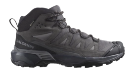 Wanderschuhe Salomon X Ultra 360 Leather Mid GTX Herren Castlerock Asphalt