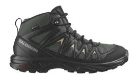 Chaussures de Randonnée Salomon Homme X Braze Mid GTX Urban Chic Black Slate Green
