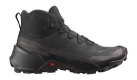 Wanderschuhe Salomon Cross Hike Mid GTX 2 Damen Black Plum Chocolate