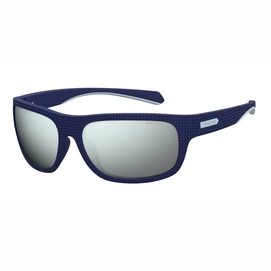 Sunglasses Polaroid PLD 7022/S Blue / Grey Silver Flash Polarised MU