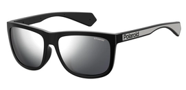 Sunglasses Polaroid PLD 6062/F/S Black / Grey Silver Flash Polarised MU