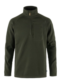 Pullover Fjällräven Övik Fleece Half Zip Herren Deep Forest