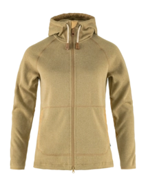 Zip Sweatshirt Fjällräven Women Övik Fleece Dune Beige