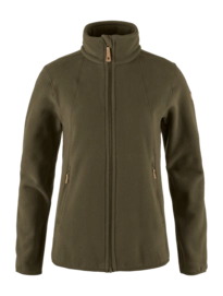 Sweatjacke Fjällräven Stina Fleece Damen Dark Olive