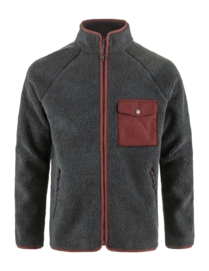 Vest Fjällräven Men Vardag Pile Fleece Dark Grey Maroon