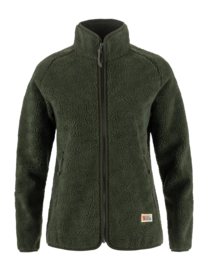 Sweatjacke Fjällräven Vardag Pile Fleece Damen Deep Forest