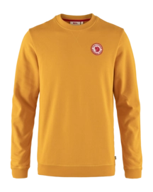 Pullover Fjällräven 1960 Logo Badge Herren Mustard Yellow