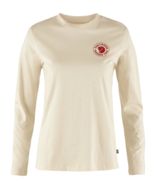 Langarmshirt Fjällräven 1960 Logo LS Damen Chalk White