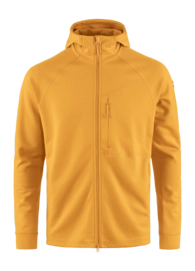 Zip Sweatshirt Fjällräven Men Abisko Grid Fleece Mustard Yellow