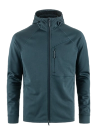 Zip Sweatshirt Fjällräven Men Abisko Grid Fleece Mountain Blue