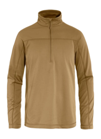 Pull Fjällräven Homme Abisko Lite Fleece Half Zip Buckwheat Brown