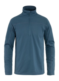 Pullover Fjällräven Abisko Lite Fleece Half Zip Herren Indigo Blue