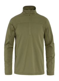 Pull Fjällräven Homme Abisko Lite Fleece Half Zip Green