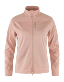 Sweatjacke Fjällräven Abisko Lite Fleece Damen Chalk Rose
