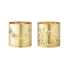 Theelichthouder Georg Jensen Magnolia Goud (2-delig)