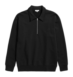 Half Zip Sweatshirt Norse Projects Men Ketel Relaxed Organic NORSE Logo Black