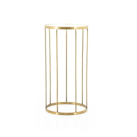 Bijzettafel By-Boo Ceaser Round Low 30 x 30 cm Gold
