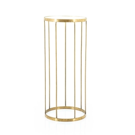 Bijzettafel By-Boo Ceaser Round High 30 x 30 cm Gold